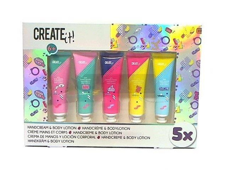 Krem do rąk i balsam do ciała 5 szt. CREATE IT!