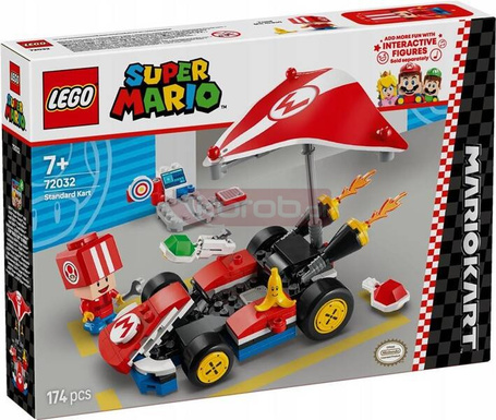 LEGO SUPER MARIO 72032 Mario Kart Standard Kart, zestaw klocków