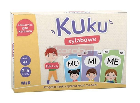 Kuku sylabowe. Edukacyjna gra karciana dla dzieci