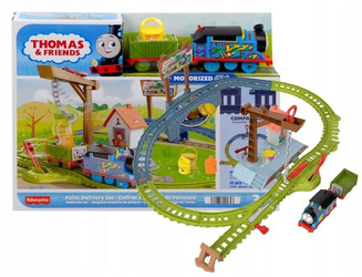 FISHER PRICE TOMEK ZESTAW TORÓW DOSTAWA FARBY zestaw z lokomotywką Tomek HTN34