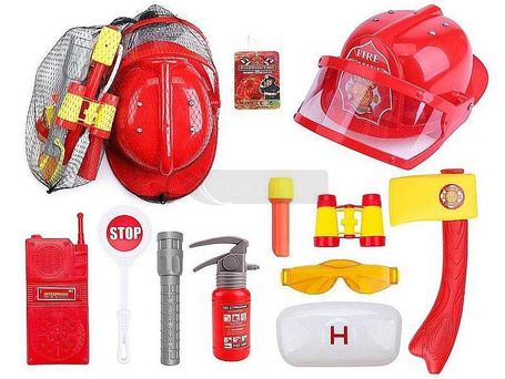 Hełm strażaka z akcesoriami