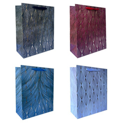 Torebka prezentowa uniwersalna L z metalizą mix