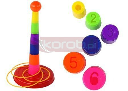 Rzut do celu kubeczki, obrącze