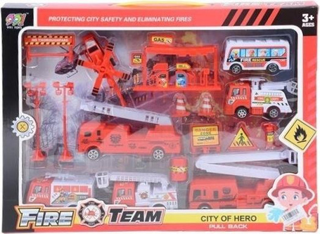 Zestaw pojazdów strażackich