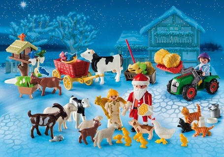 PLAYMOBIL 6624 Kalendarz adwentowy "Święta w gospodarstwie rolnym"
