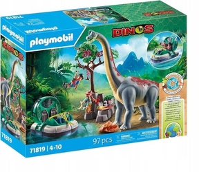 PLAYMOBIL DINOS 71819 BRACHIOZAUR Z PODUSZKOWCEM, zestaw dla dzieci +4 lata