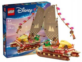 LEGO DISNEY PRINCESS 43270 Kajakowa przygoda Vaiany, zestaw klocków +6 lat