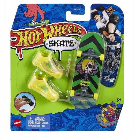 HOT WHEELS Skate Fingerskate Tony Hawk DESKOROLKA Lined Luminescence + buty HNG33