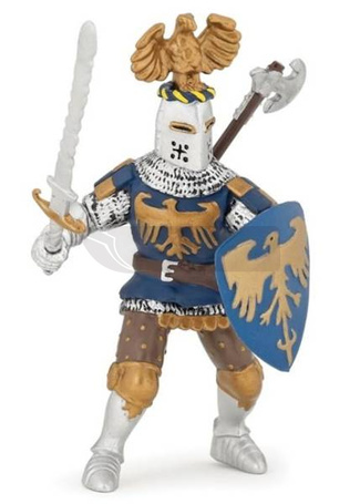 Rycerz niebieski z orlim czubem