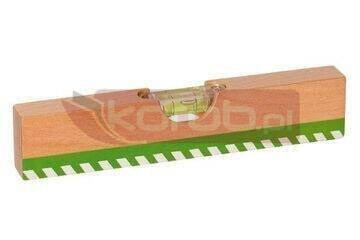 Drewniana poziomica do zabawy