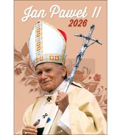 Kalendarz 2026 ścienny Jan Paweł II