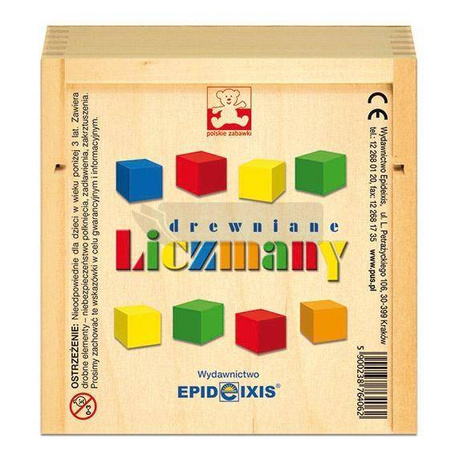 Liczmany drewniane. Klocki edukacyjne