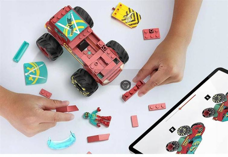 KLOCKI MEGA HOT WHEELS DEMO DERBY MONSTER TRUCK HNG53