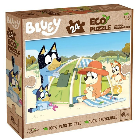 Puzzle 24 Bluey Eko dwustronne