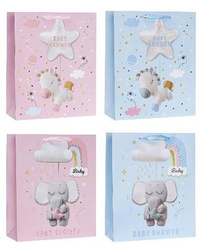 Torebka ozdobna 18x23x8cm dziecięce mix ROZETTE