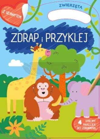 Zdrapywanki z rączką. Zwierzęta