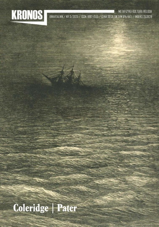 Kronos 3/2025 Coleridge. Pater
