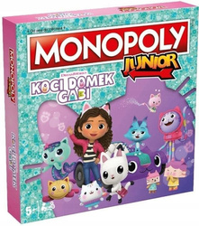GRA PLANSZOWA MONOPOLY JUNIOR KOCI DOMEK GABI gra dla dzieci +5 lat
