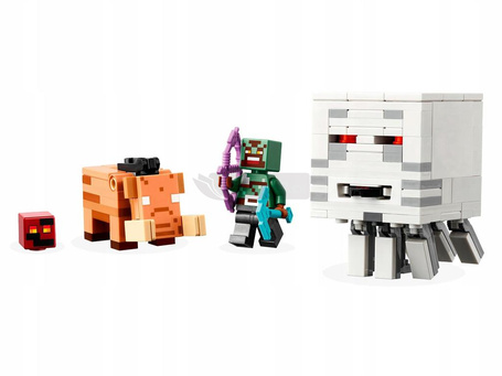 LEGO MINECRAFT 21255 ZASADZKA W PORTALU DO NETHERU, zestaw klocków +8 lat