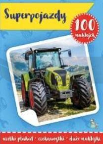 100 naklejek z plakatem. Super pojazdy