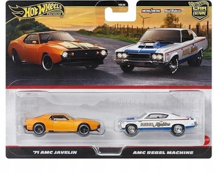 HOT WHEELS PREMIUM CULTURE CAR 2-pack '71 MAC Javelin / AMC Rebel Machine JBL06