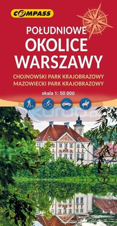 Mapa - Południowe okolice Warszawy 1:50 000