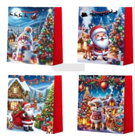 Torebka prezentowa M Boże Narodzenie mix