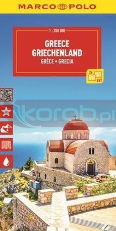 Mapa drogowa Grecja 1:350 000
