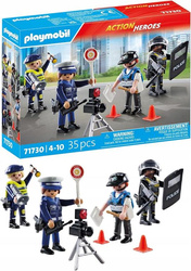 PLAYMOBIL ACT!ON HEROES 71730 FIGURKI POLICJANTÓW zestaw dla dzieci +4 lata