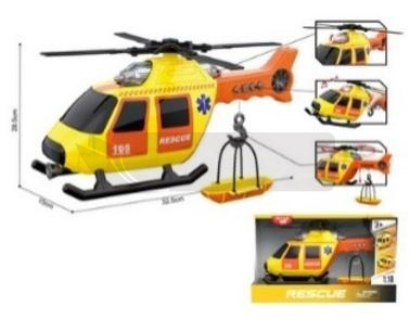 Helikopter ze światłem i dźwiękiem 1:10