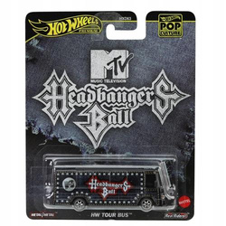 HOT WHEELS PREMIUM POP CULTURE MTV Headbangers Ball HW Tout Bus JBL64