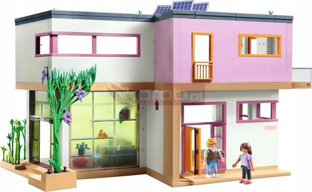 PLAYMOBIL MY LIFE 71607 DOM Z OGRODEM ZIMOWYM zestaw dla dzieci +4 lata