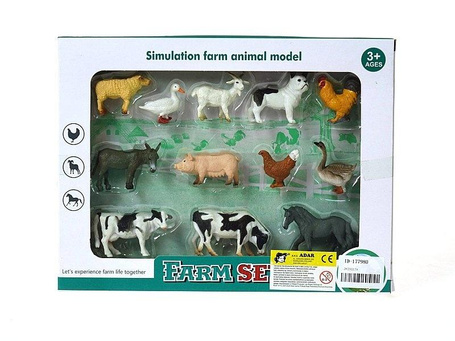 Zwierzęta gospodarskie 12szt