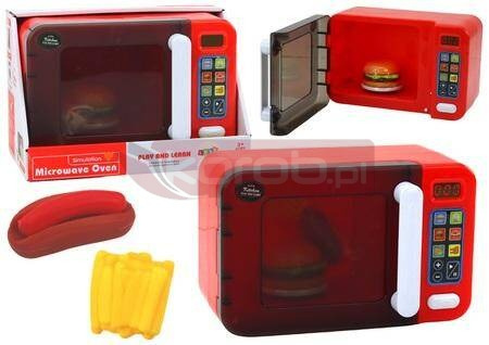 Kuchenka mikrofalowa czerwona