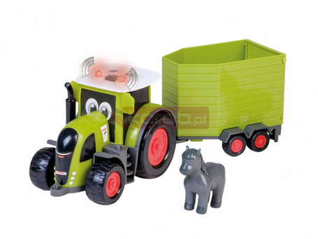 Traktor Claas z przyczepą dla konia Happy People