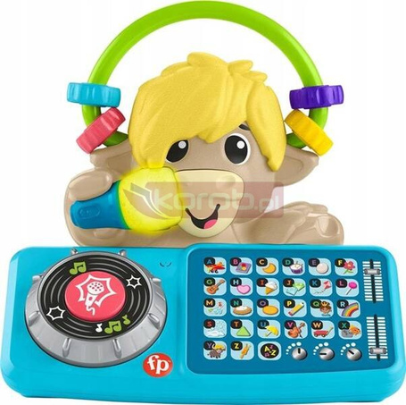 FISHER PRICE LINK SQUAD INTERAKTYWNY DJ JAK KRÓWKA zabawka edukacyjna +9 m HYL35