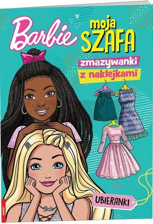 Barbie. Moja szafa. Zmazywanki z naklejkami