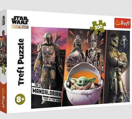 Puzzle 300 Tajemniczy Baby Yoda TREFL