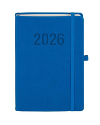 Kalendarz 2026 A5 Memofix DNS niebieski