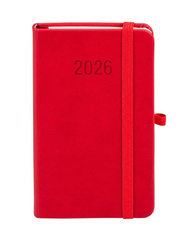 Kalendarz 2026 A6 Memofix TDW czerwony