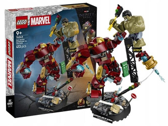 KLOCKI LEGO MARVEL 76343 Epicka bitwa: Hulkbuster kontra Hulk, zestaw +9