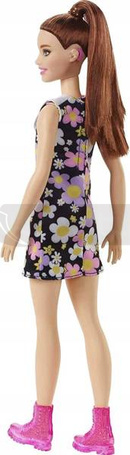 Lalka Barbie Fashionistas sukienka w kwiatki HBV19