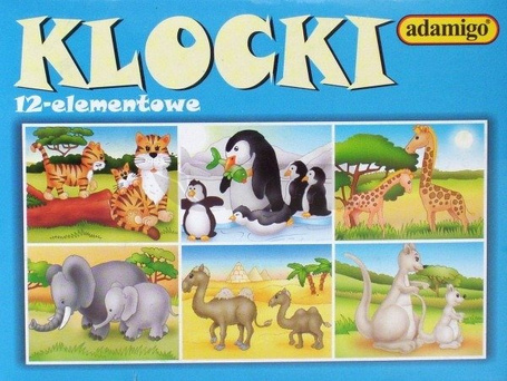 Klocki obrazkowe 12 elementów