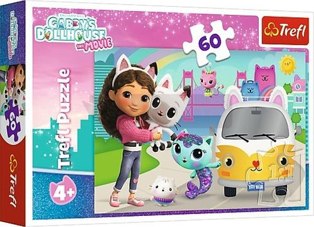 Puzzle 60 Gabby i kocie przygody TREFL