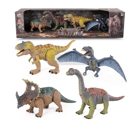 Figurki dinozaurów 4szt