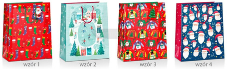 Torba prezentowa Boże Narodzenie 33x10x45cm MIX