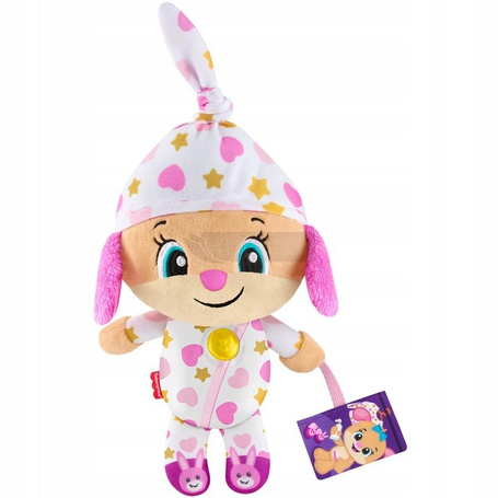 FISHER PRICE SIOSTRZYCZKA SZCZENIACZKA UCZNIACZKA muzyczna przytulanka JMM44