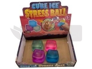 Kostka lodu do ściskania 4 kolory 5,5cm mix