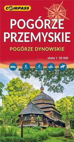 Mapa turystyczna - Pogórze Przemyskie 1:50 000