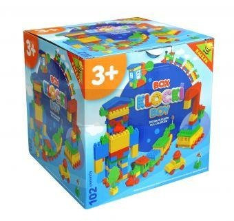 Klocki konstrukcyjne w pudełku